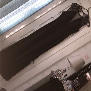 Nightway Long Black dress!